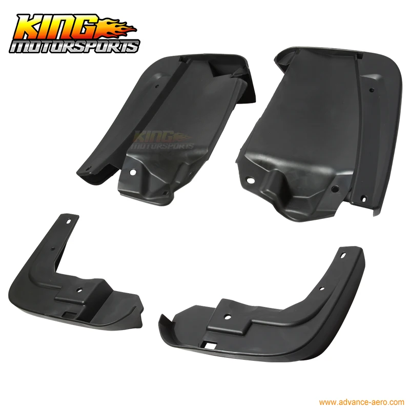 Подходит для 12-14 2012 2013 Honda Civic 4Dr Sedan OE style Mud Flap Guard 4 шт.-PU