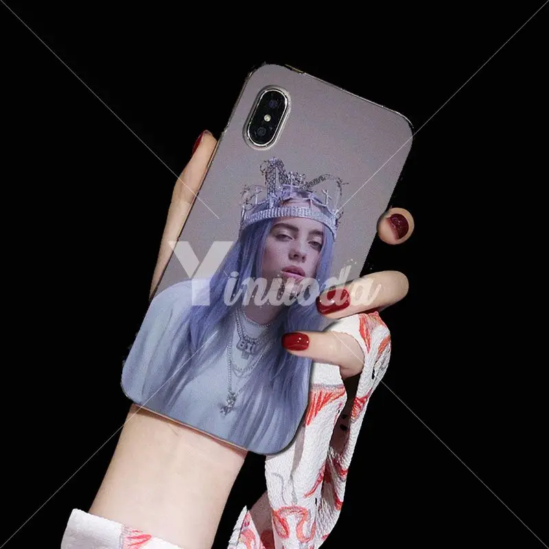 Yinuoda Billie Eilish 13 девушка клиент высокое качество чехол для телефона для Apple iPhone 8 7 6 6S Plus X XS MAX 5 5S SE XR Чехол для мобильного телефона s