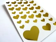 Заводская цена виниловые наклейки в форме сердца индивидуальные дешевые