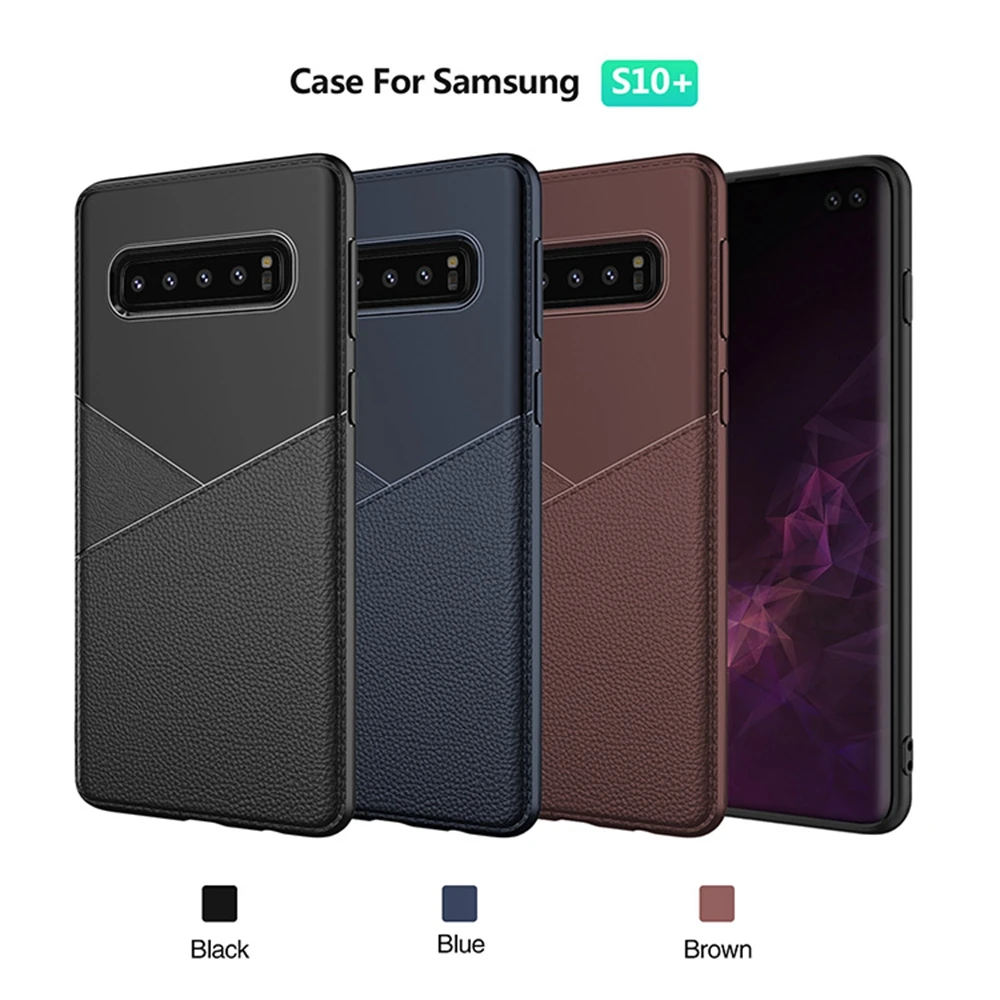 Чехол для Samsung Galaxy A7 2018 чехол M20 силиконовый мягкий кожаный роскошный A6 Plus M10