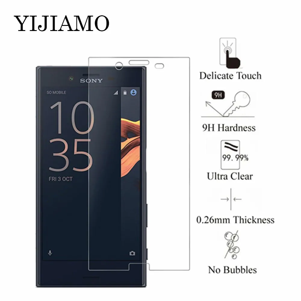 2.5D Закаленное стекло для sony Xperia xa1 xa2 Ультра Защитная пленка для экрана для sony xz z5 Compact Xz1 Plua Xz 1 XA 2 защитная пленка
