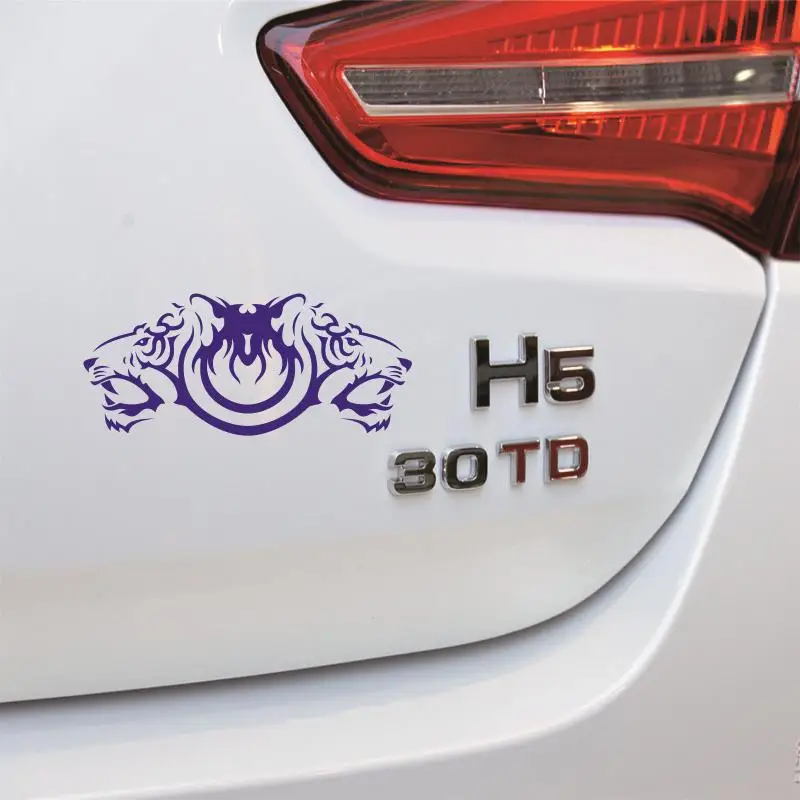 Tiger aluminio patron Totem auto Adhesivos emblema aguila tigre leon motocicleta del coche de 4 | Дом и сад