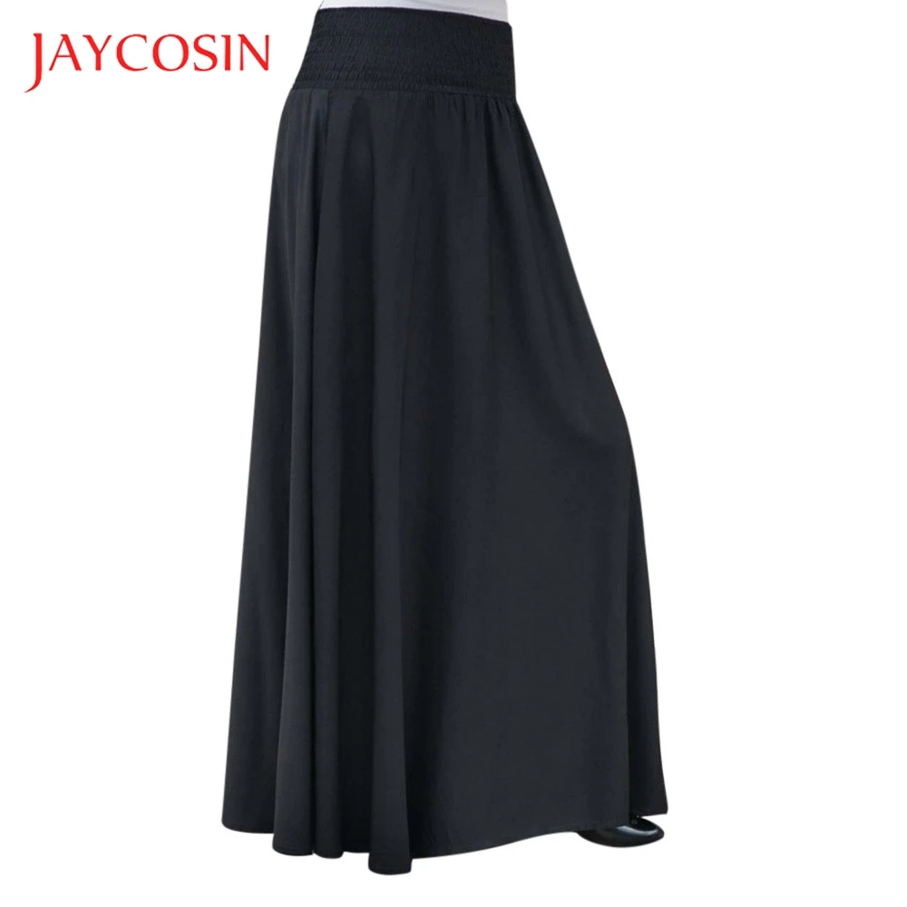 Женская плиссированная юбка JAYCOSIN винтажная однотонная длинная Плиссированная