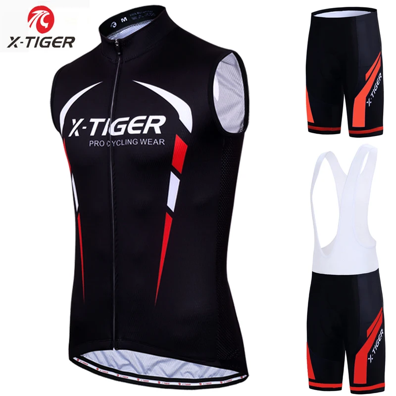 Комплект одежды X-Tiger для езды на велосипеде профессиональная майка без рукавов