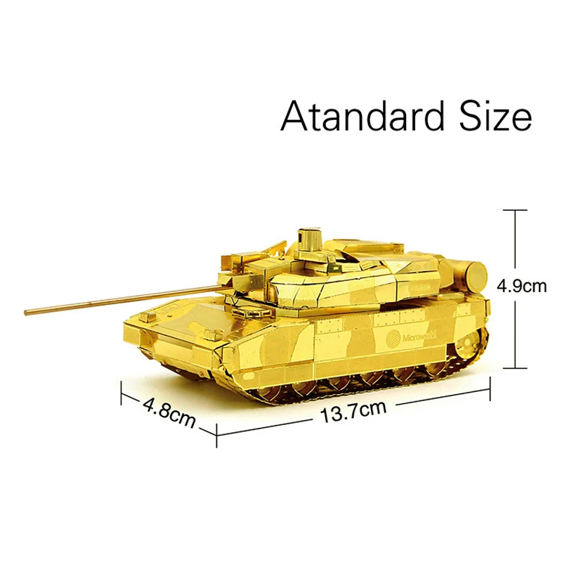 Microworld 3D металлические модели Leclerc основной боевой танк MBT модель DIY лазерная резка