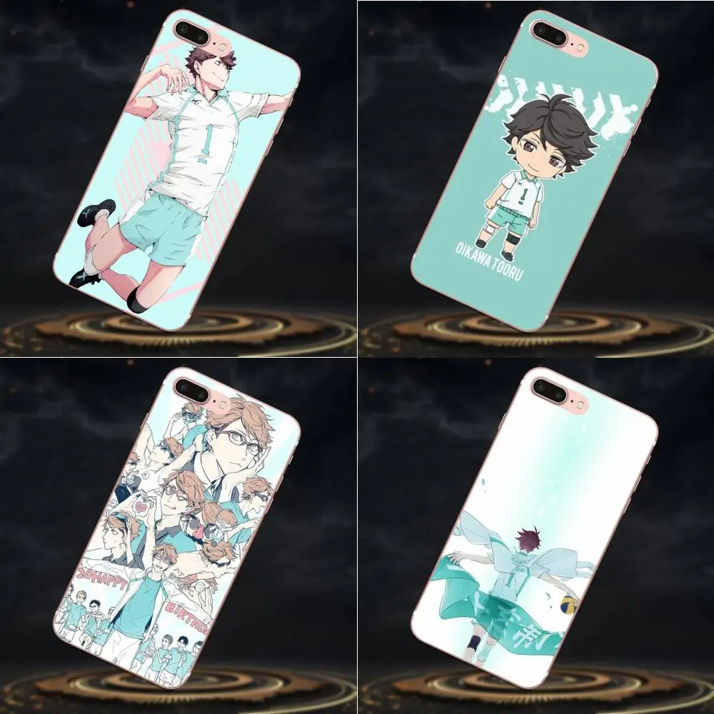 Чехол для мобильного телефона TPU с Аниме Haikyuu Oikawa Tooru Apple iPhone 4 4S 5 5C 5S SE 6 6S 7 8 Plus X XS Max XR