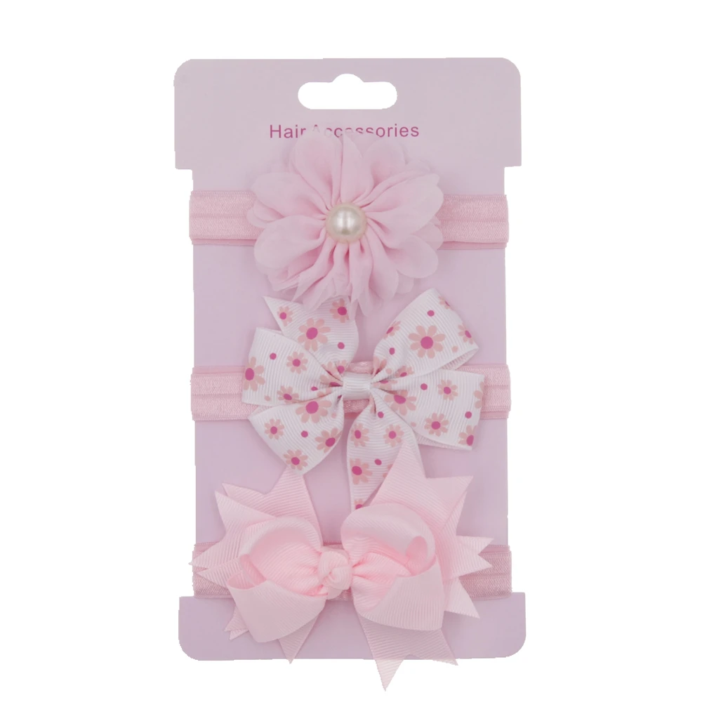 Повязка на голову для девочек с цветами и милым бантом 2018 Новый ободок