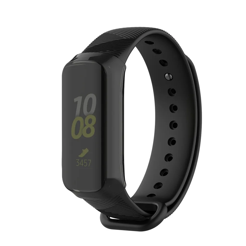 Модный мягкий ультратонкий защитный чехол из ТПУ для samsung Galaxy fit-e SM-R375 Защита от царапин Прочный фиолетовый