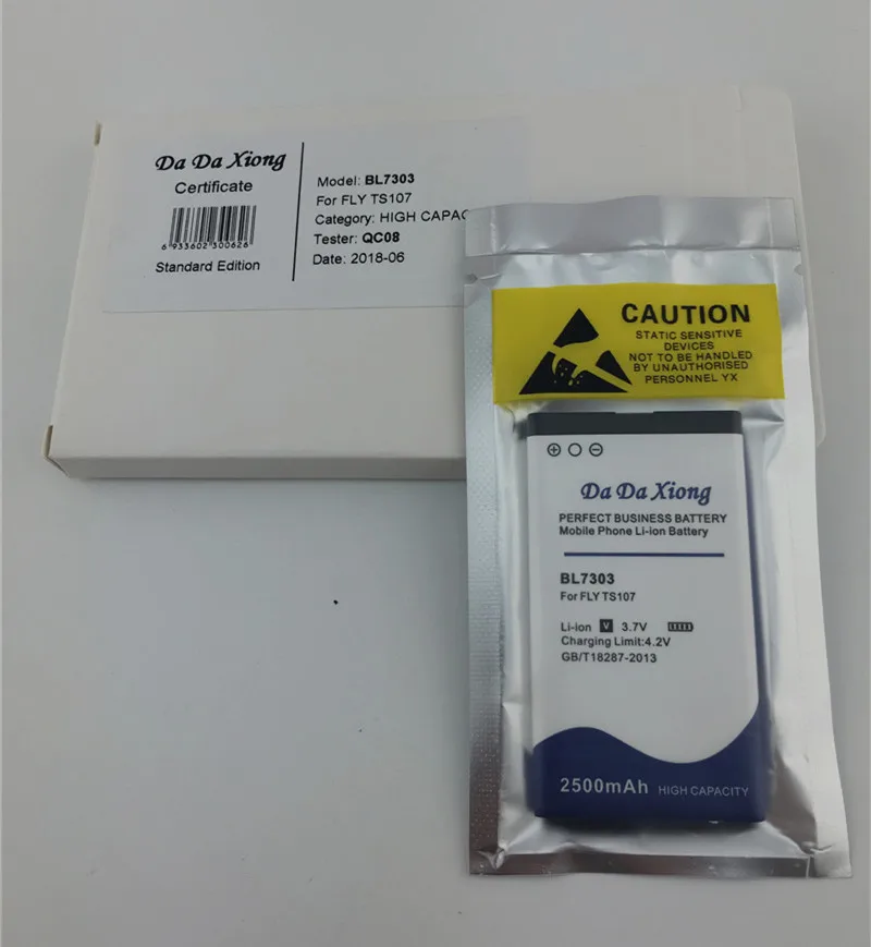 Newly Upgraded High Quality 2500mAh BL7303 Li-ion Phone Battery for FLY TS107 | Мобильные телефоны и аксессуары