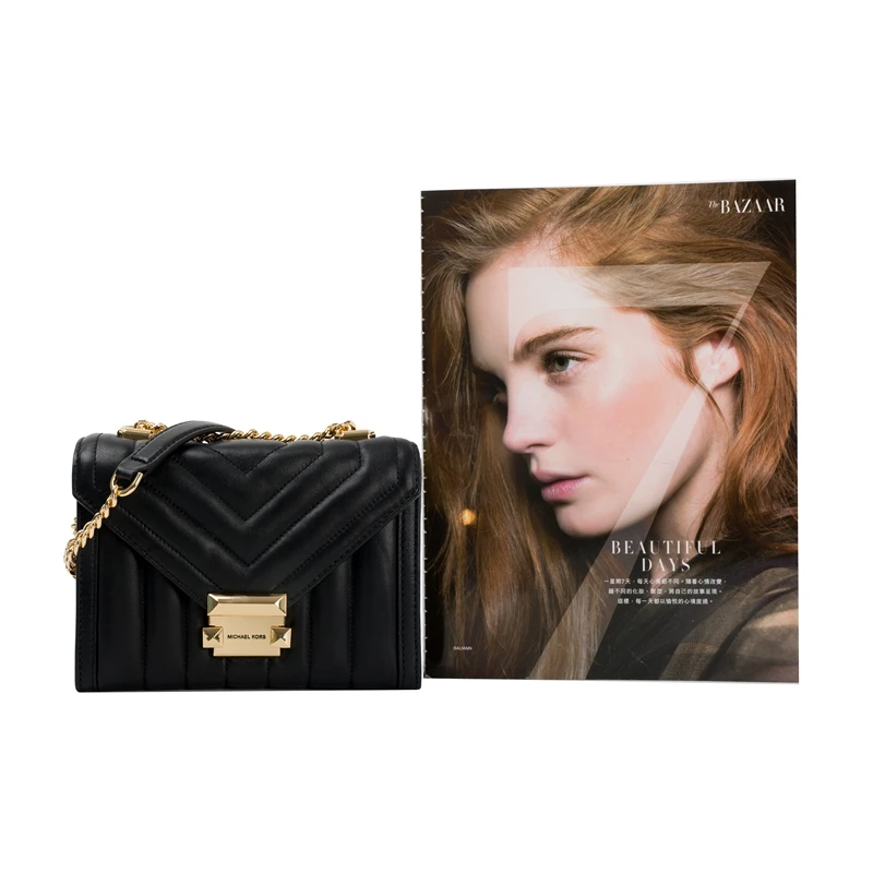 Маленькая Стеганая Кожаная Сумка-трансформер на плечо MICHAEL KORS Whitney 30F8GXIL1T | Багаж и