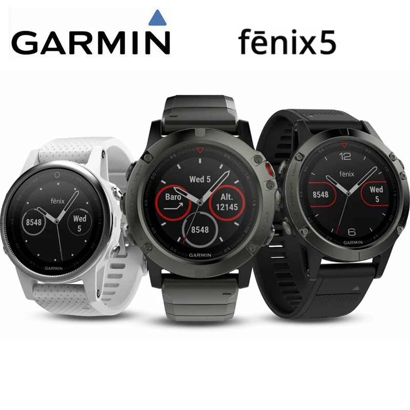 Garmin fenix 5/fenix 5S/fenix 5x GPS многоспортивные умные часы Триатлон велосипедные для