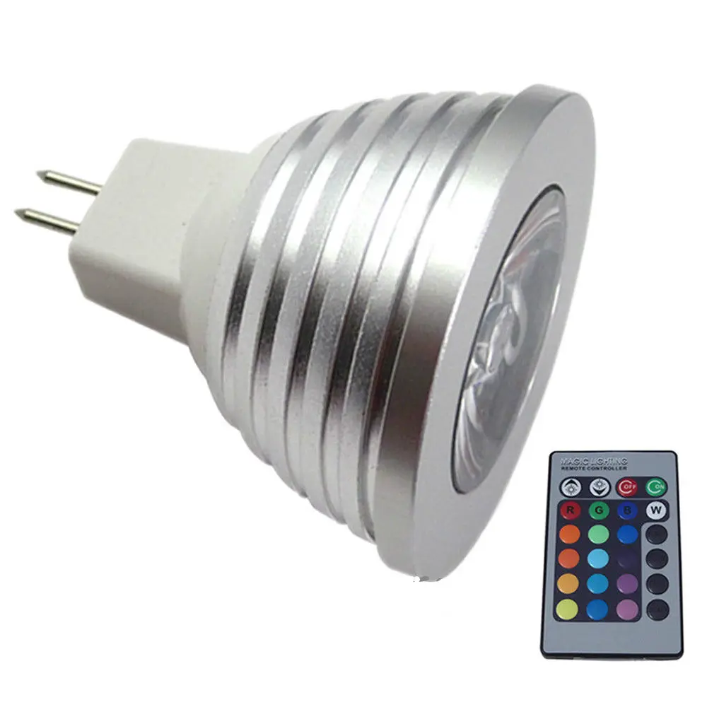 Новая светодиодная лампа 30 * DHL MR16 DC/AC12V RGB Светодиодная 5 Вт Светодиодный точечный