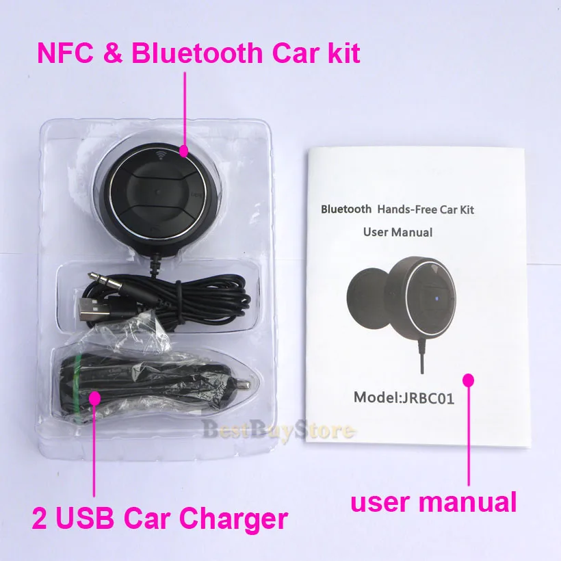 XCGaoon NFC Bluetooth 4 0 Handsfree Car Kit Громкая связь для всех мобильных телефонов можно