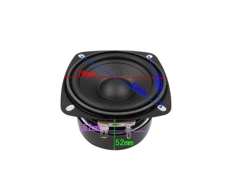 3-дюймовый 8Ohm 15w DIY динамик для ванной комнаты сауны водонепроницаемый снаружи