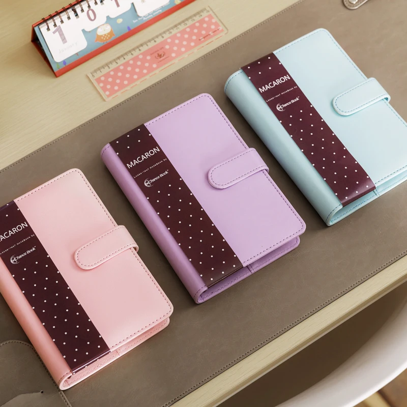 Macaron офисный личный блокнот органайзер милый со спиральной записью папка для