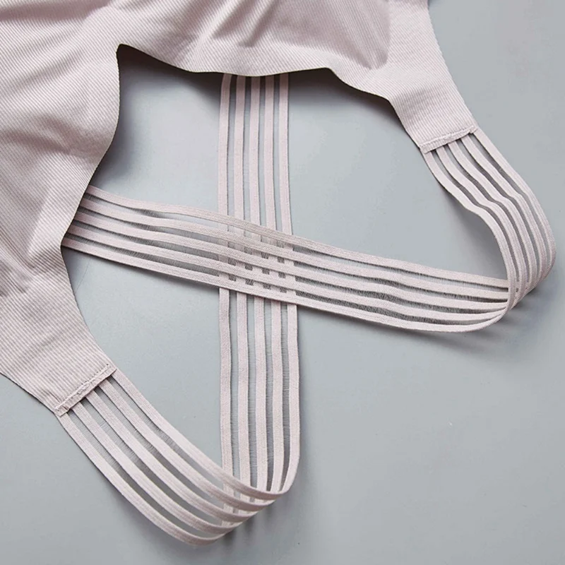 Бесшовный пуш ап женский бюстгальтер без косточек для фитнеса красивые