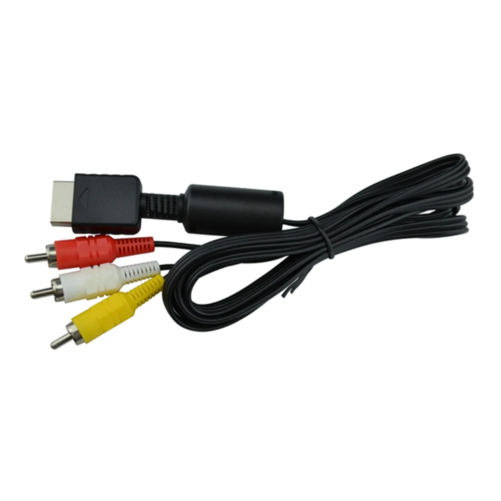 Высокое качество Аудио Видео AV кабель к RCA для PlayStation PS2 PS3 Sony Full needle|av cable for ps3|cable