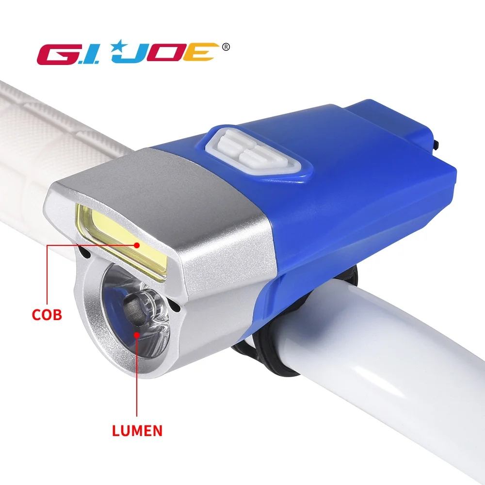GIJOE велосипедный фонарь cob светильник рь встроенный аккумулятор usb зарядка