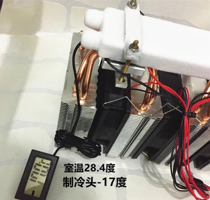 KOOLASON 12 V 288 W DIY двухъядерный полупроводниковый чип холодильного PC Процессор вспомогательный с водяным охлаждением холодной воды машины охладитель комплект