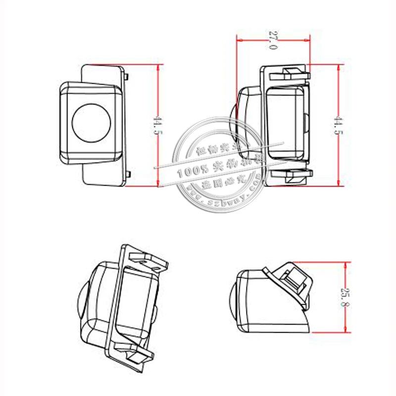 BW8001 Акция 170 градусов широкоугольная Автомобильная камера заднего вида для Toyota