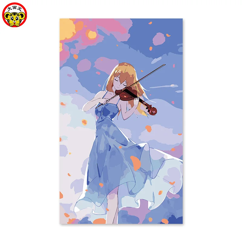 Картина по номерам художественная краска домашний Декор Апрель это ваш дом Yuanxun