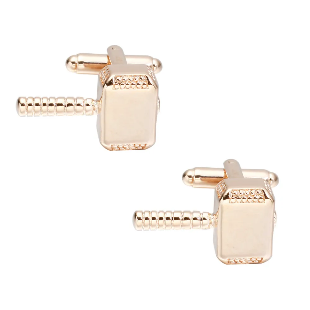 MeMolissa Персонализированные Золотой Роман Тор запонки молотки для мужчин подарки