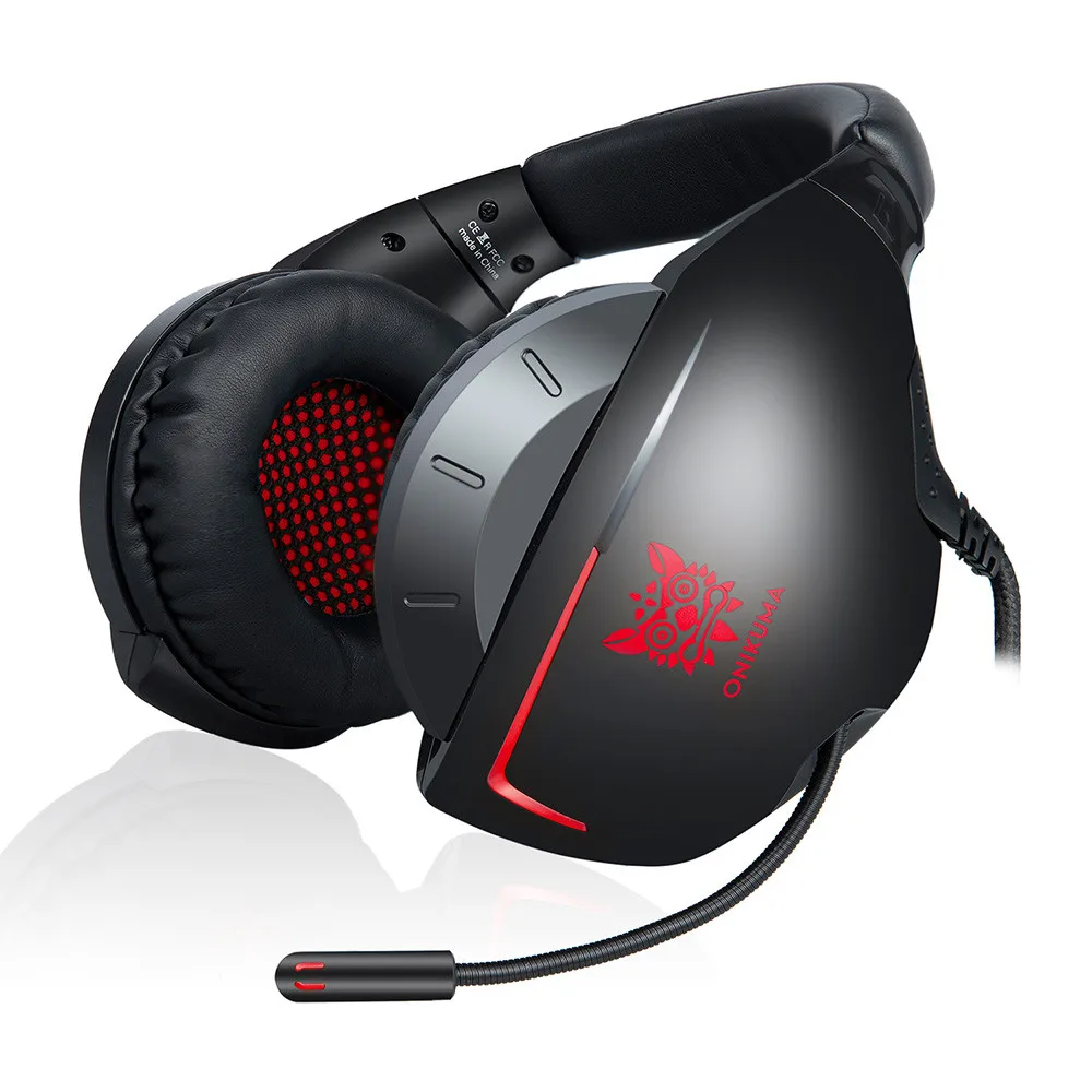 ONIKUMA K7 Casque PS4 игровая гарнитура с микрофоном Проводные PC Gamer стерео наушники с гарнитурой для нового Xbox One/ноутбука планшета