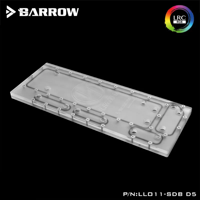 

Barrow Waterway Board for LIANLI O11 Dynamic Case Water Way Plate Support D5 DDC Pump Motherboard AURA LLO11-SDB D5