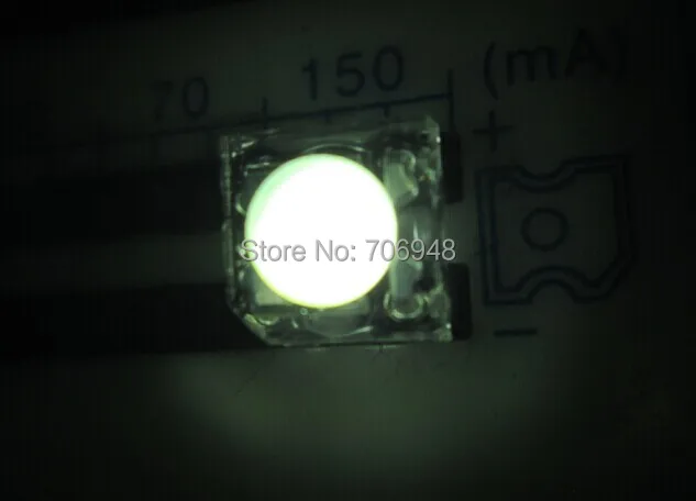 

5 мм 0,5 Вт Piranha Super Flux LED White 3 чипа 18000-20000MCD 6500-7000K