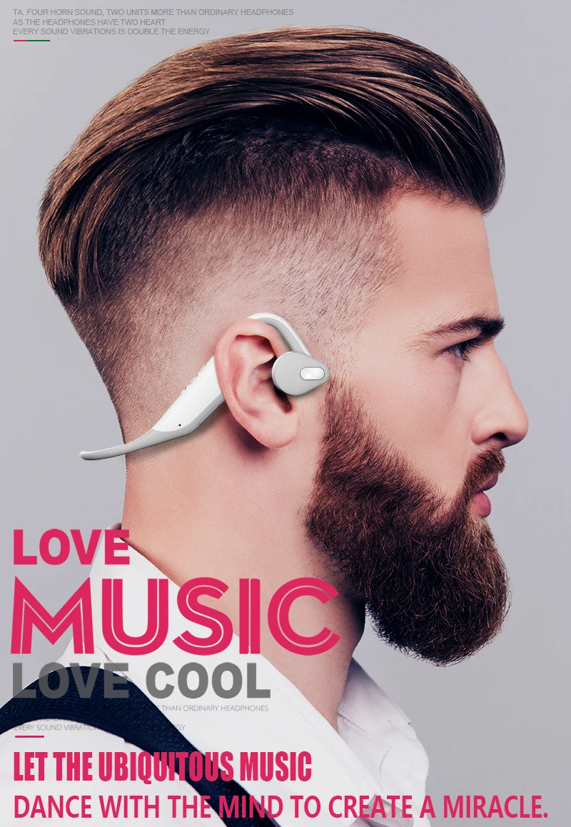 Костная проводимость беспроводные стерео наушники Bluetooth гарнитура спортивные наушники с микрофоном для бега PK AfterShokz AS650