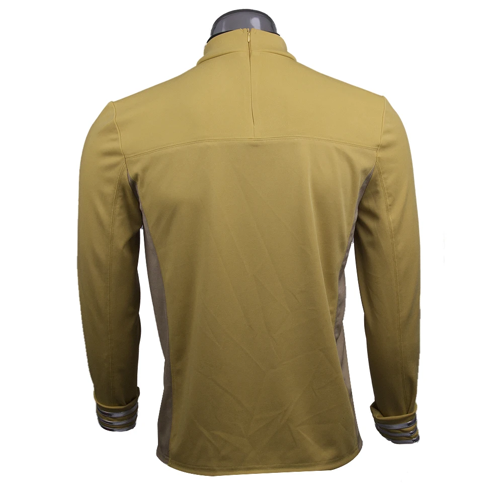 Новинка 2016 Звездный костюм косплей ST Beyond Сулу желтая форма вечерние костюмы на