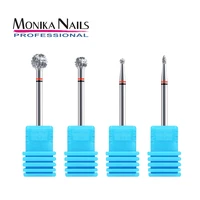 monika nail drill bit rotary burr ball head cuticle clean file for nail art salon manicure pedicure tools machine accessories