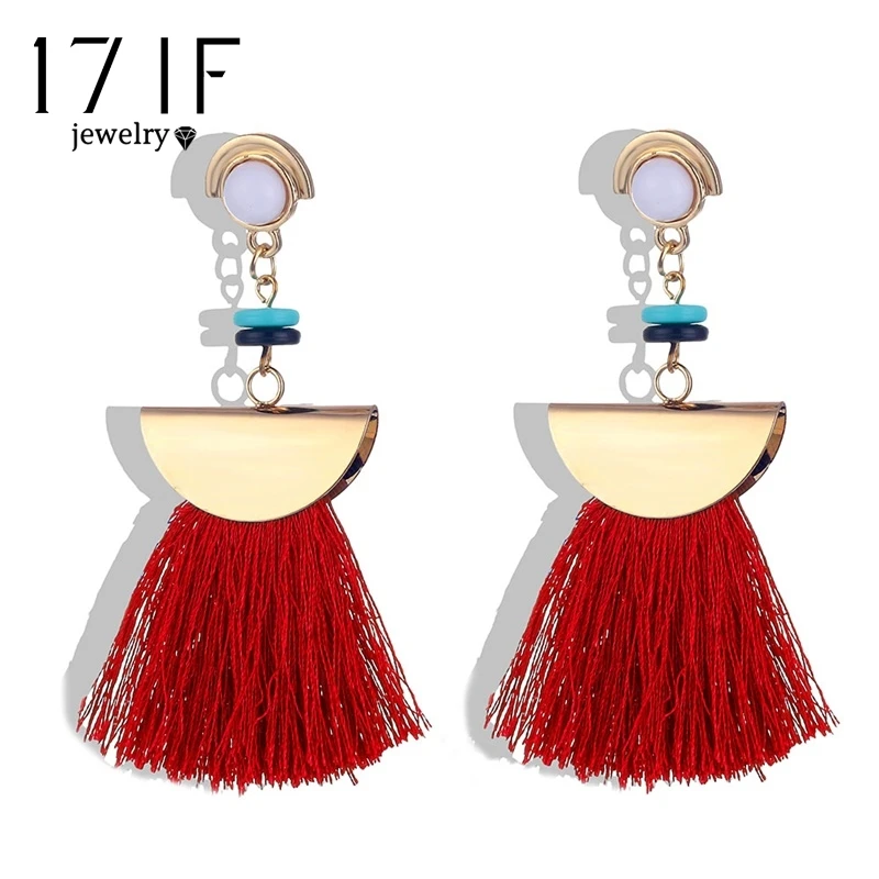 DAXI богемные серьги подвески в форме полукруга золотого цвета для женщин