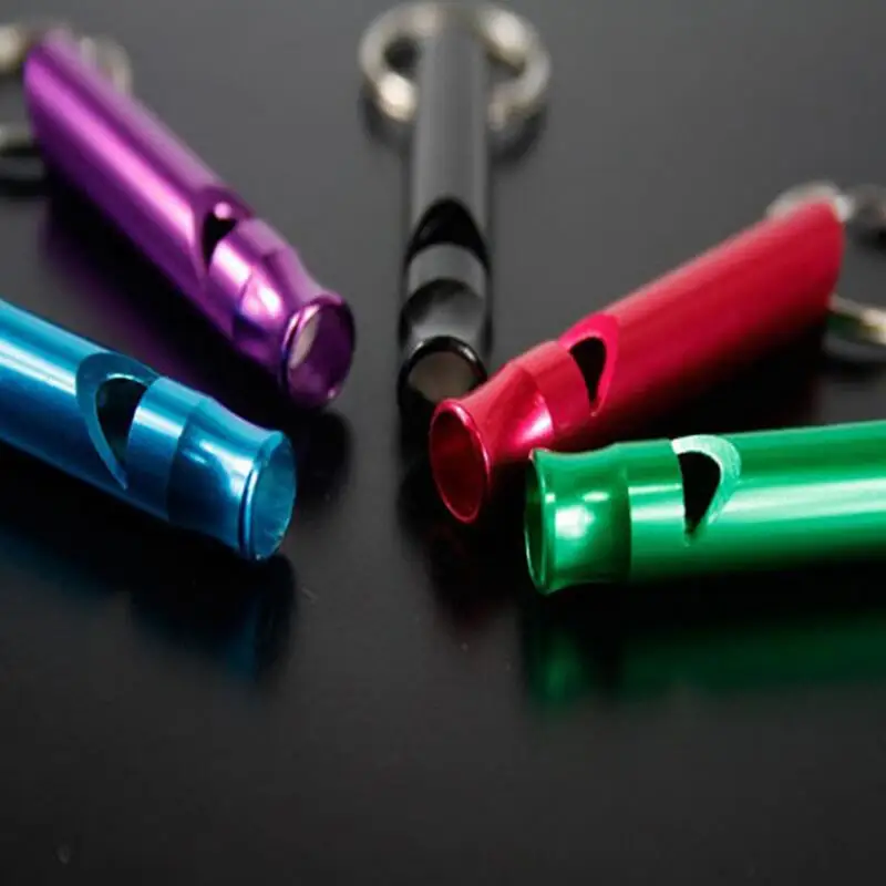 Hewolf 5 шт./лот уличный Кемпинг Приключения обучение свисток алюминиевый сплав