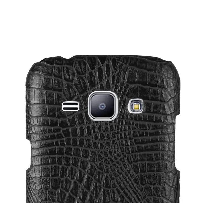 Для Samsung Galaxy J1 2015 чехол твердый Роскошный для телефона из искусственной кожи J 1