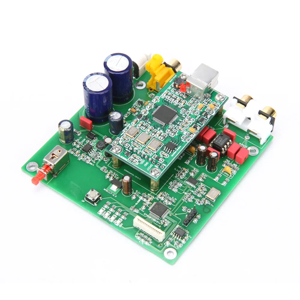 Lusya ES9038 Q2M ies DSD Декодер коаксиальный волоконный вход, DAC декодирующая плата для hifi усилитель аудио F7-003