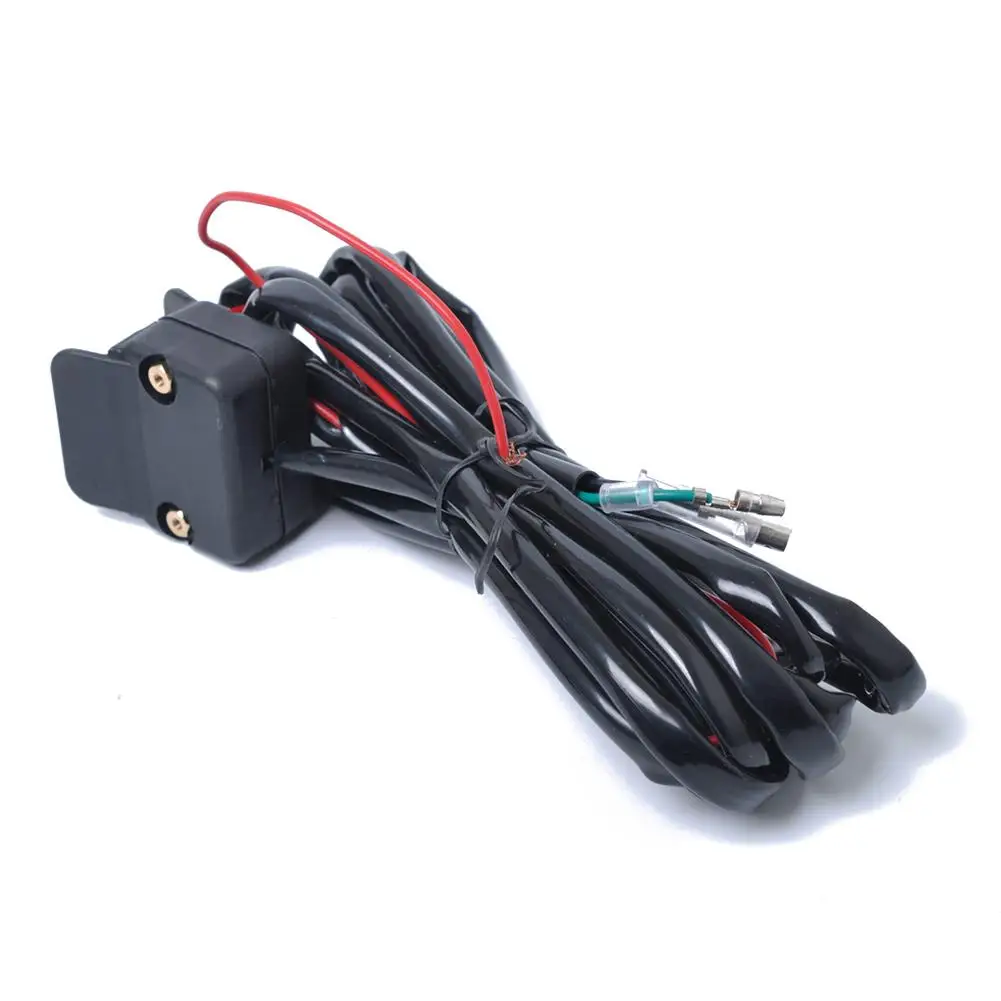 Adeeing 12 В соленоидное реле контактор и лебедка рокер Thumb Switch COMBO для Лебедка для ATV UTV реле с переключателем медные столбы