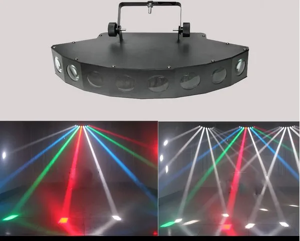 High brightness LED eight-beam fan beam bar light  beam laser lights RGBW scanner dj club disco light