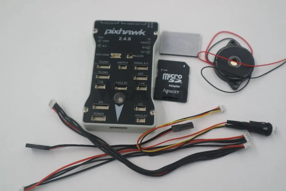 Контроллер полета Pixhawk PX4 Autopilot PIX 2.4.8 32 бит с предохранительным переключателем и