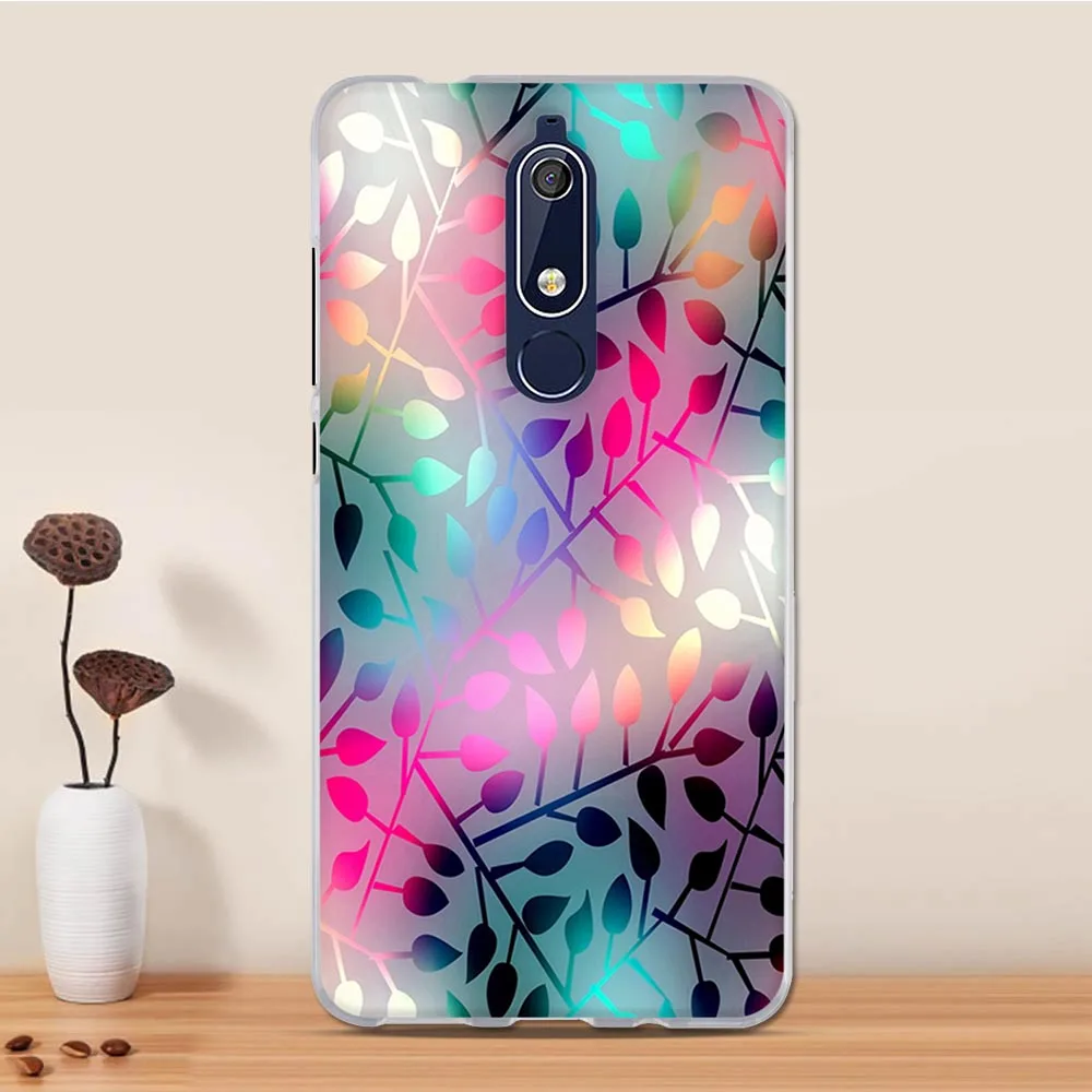 Чехол для Nokia 5 1 чехол силиконовый 3D из ТПУ мягкий телефона Nokia5.1 5. оболочка