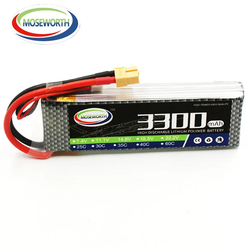 Аккумулятор Lipo 2S 7 4 В 3300 мАч 25C для радиоуправляемого квадрокоптера дрона