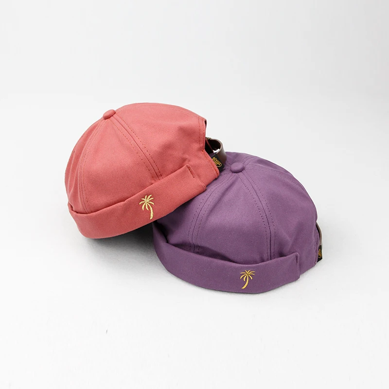 Повседневные мужские шапки бини Skullcap, одноцветные хлопковые шапочки, модная шапка, новинка, портативная Кепка, шапки и кепки Miki