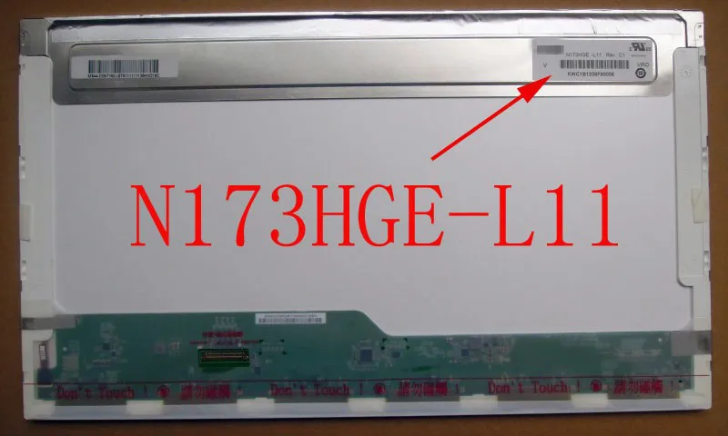 

N173HGE-L11 Matrix for laptop Screen 17.3 40pin 1920*1080 FHD MATTE N173HGE L11