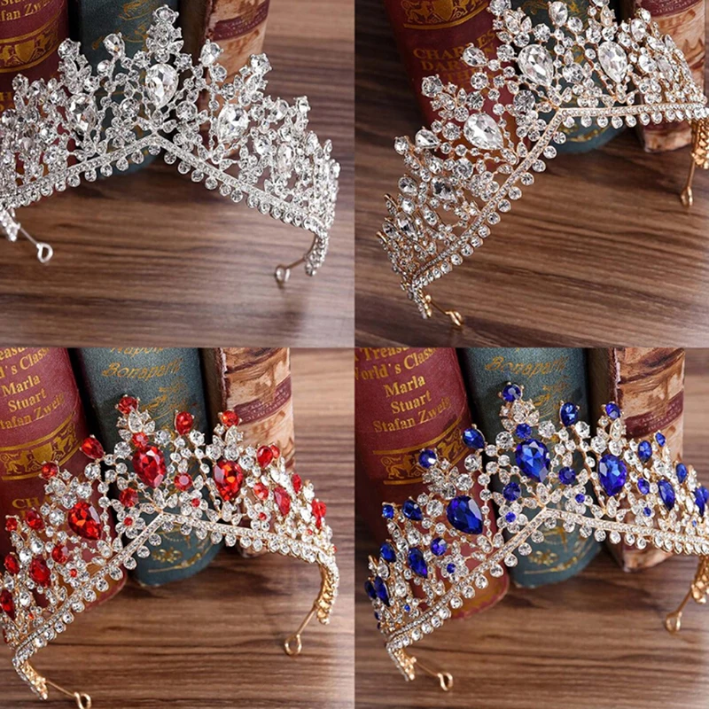 Свадебные аксессуары Diadem для девочек свадебная корона со стразами украшение
