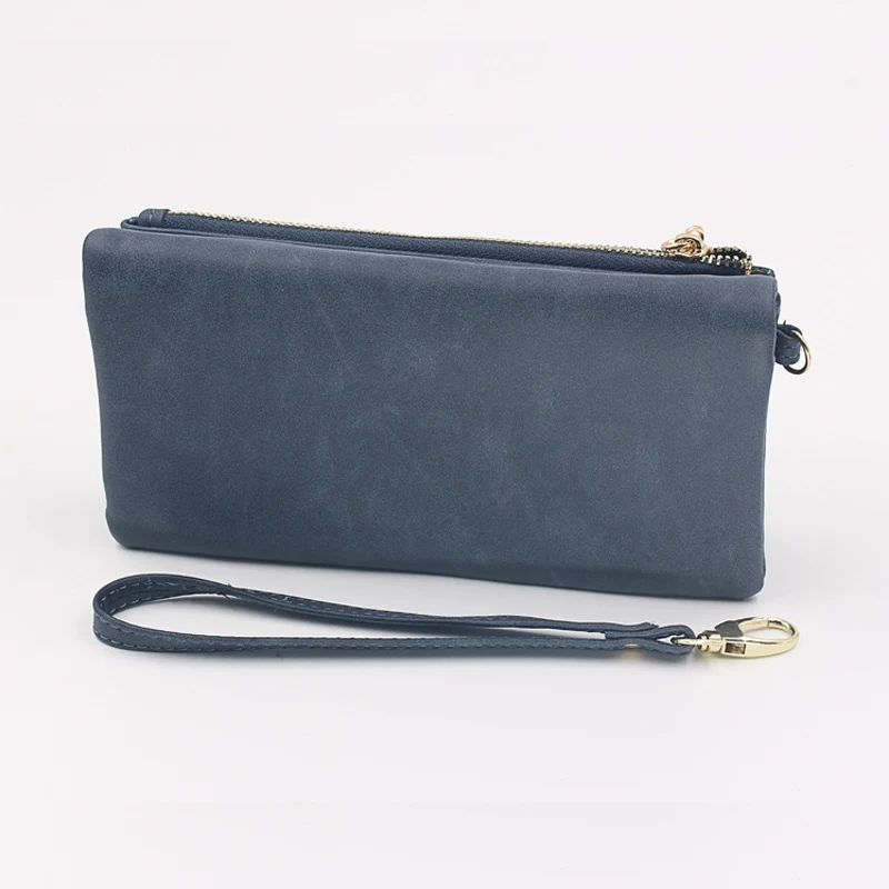 

Women Faux Leather Pounch Bag DOMIL Wholesale Blanks Wristlet Clutch Bag Ladies Organizer Wallets With Lots Pockets DOM1061191