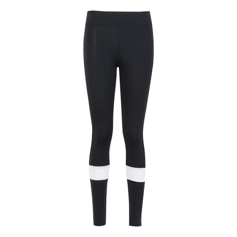 Stylish Women's Workout Fitness High Waited Full Length Pants Hot Elastic Skinny Outwear Patchwork Trousers Costume 2017 | Женская