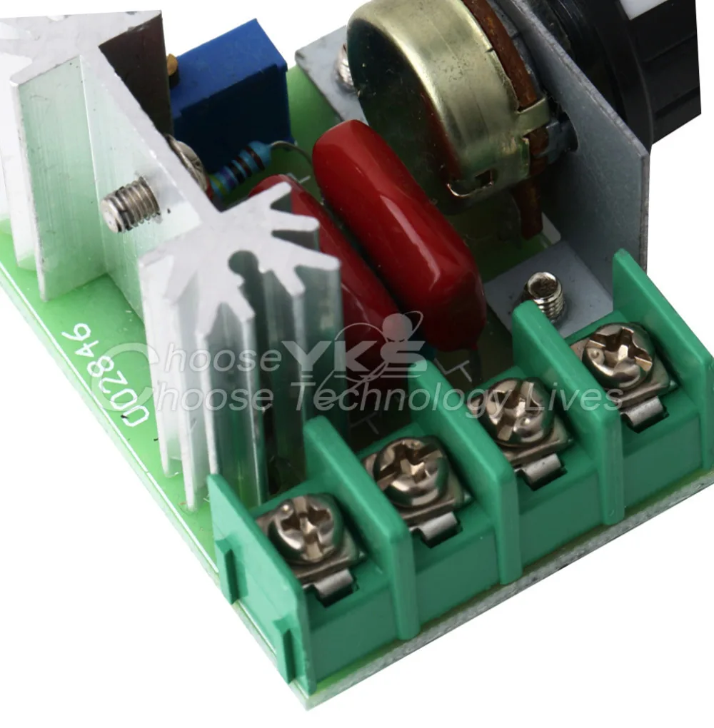 1Pcs 220V 2000W Speed Controller SCR Voltage Regulator Dimming Dimmers Thermostat Drop ship Top Sale | Обустройство дома