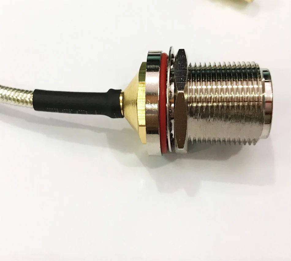 2 шт. водонепроницаемый N Женский уплотнительное кольцо гайка медь к SMA женский RF