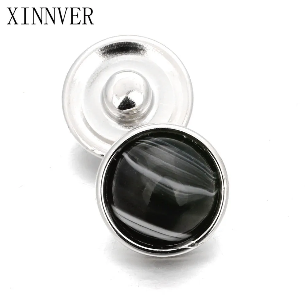 Серьги клипсы с металлическими камнями разные цвета и узор 12 мм 10 шт./лот|12mm snap button