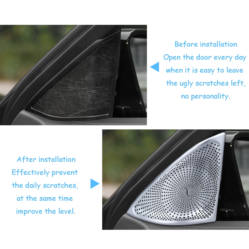 ZD 2 шт. автомобильный Стайлинг аудио динамик громкий обшивка звука сетчатая